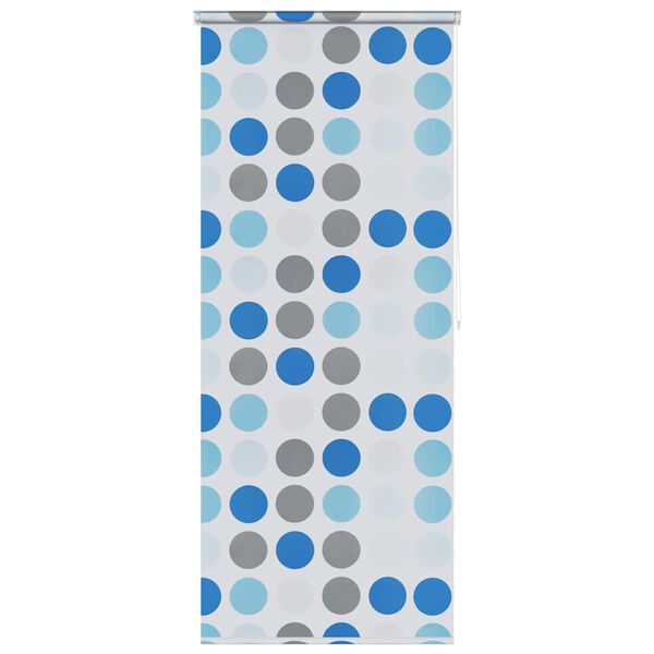 vidaXL Rullgardin för dusch 120x240 cm cirkel