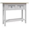 vidaXL Konsolbord mexikansk Coronastil furu gr&aring; 90x34,5x73 cm