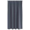 vidaXL M&ouml;rkl&auml;ggningsgardiner med Ringar 2 pcs Antracit 140 x 140 cm