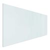 vidaXL Glas eldstad platta Transparent 120 x 50 cm Glas
