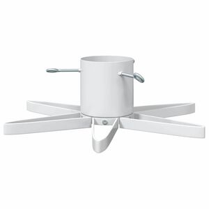 vidaXL Julgranst&auml;ll 1.73 med vattentank Vit 50 x 50 x 15,5 cm St&aring;l