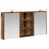 vidaXL Badrumssk&aring;psset 3 st 126 x 16 x 62.5 cm Konstruerat tr&auml;