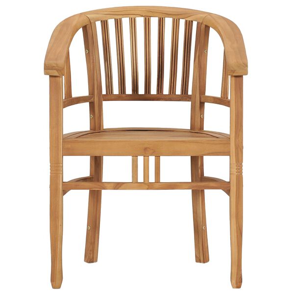 vidaXL Matgrupp för trädgården 3 delar massiv teak