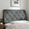 vidaXL Headboard Cushion Dark Grey 100 cm Fabric