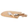 Excellent Houseware Pizzaset 3 delar 43x30 cm bambu