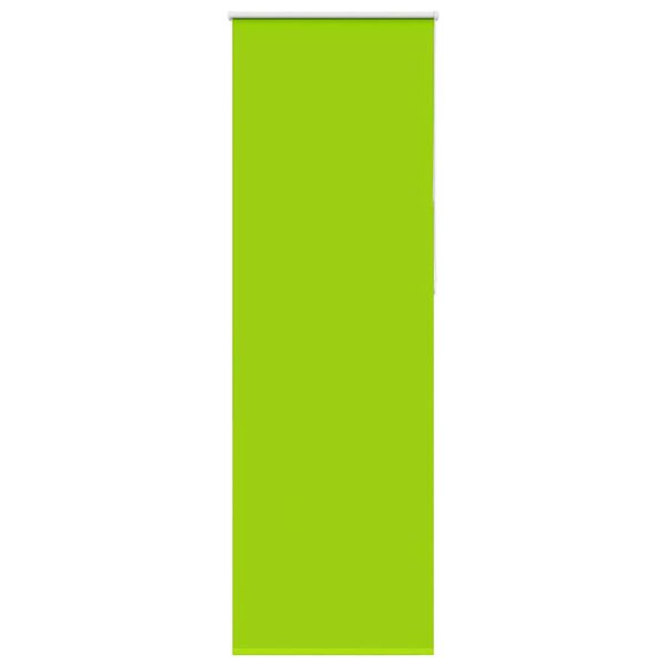 vidaXL Rullgardin m&ouml;rkl&auml;ggning blad gr&ouml;n 70x210 cm tyg bredd 65,7 cm