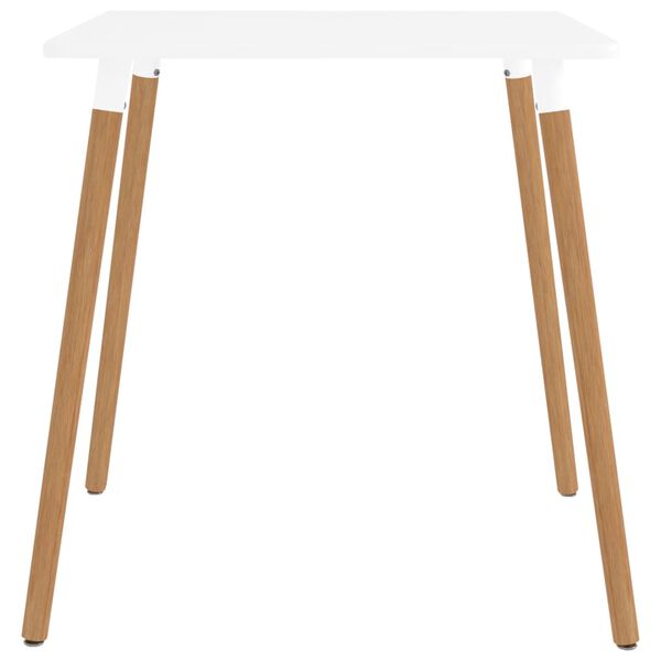 vidaXL Matgrupp 3 delar svart och gul