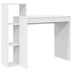 vidaXL Skrivbord Vit Konstruerat tr&auml; 100 x 40 x 90 cm