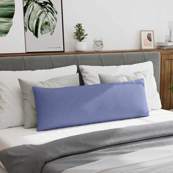 vidaXL Sofakuddar 2 pcs Blå 120 x 40 cm tyg