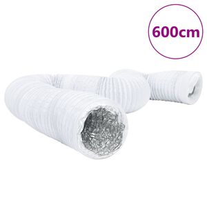 vidaXL Ventilationskanal aluminium och PVC 6 m &Oslash;15 cm