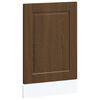 vidaXL Diskmaskinspanel Porto brun ek 45x1,5x57 cm konstruerat tr&auml;