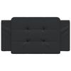 vidaXL Headboard Cushion "Zadar" Black 100 cm Faux Leather