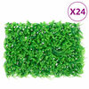 vidaXL Konstv&auml;xt ormbunke v&auml;xtv&auml;gg 24 st gr&ouml;n 40x60 cm