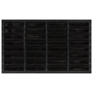 vidaXL D&ouml;rrmatta rektangul&auml;r 45x75 cm gummi och kokos