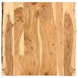 vidaXL Bordsskiva massivt akaciatr&auml; 58x(50-60)x2,5 cm