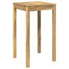 vidaXL Tr&auml;dg&aring;rd Bar Bord Vit 60 x 60,5 x 105 cm Massivt Akaciatr&auml;