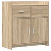 vidaXL Sideboard Sonoma-ek 75 x 36 x 80 cm Konstruerat tr&auml;