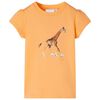 T-shirt f&ouml;r barn stark orange 116
