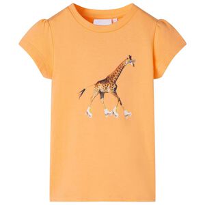 T-shirt f&ouml;r barn stark orange 116