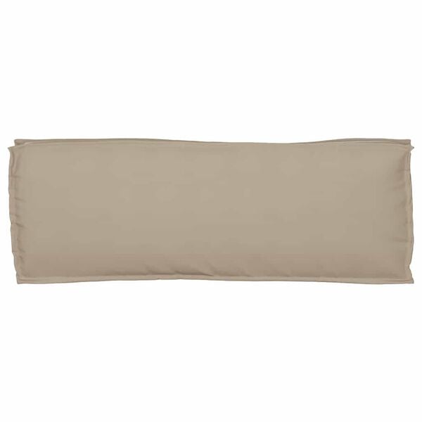 vidaXL Kudde Taupe 110 x 40 x 8 cm Oxford Tyg