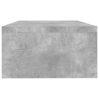 vidaXL Skärmställ betonggrå 42x24x13 cm spånskiva