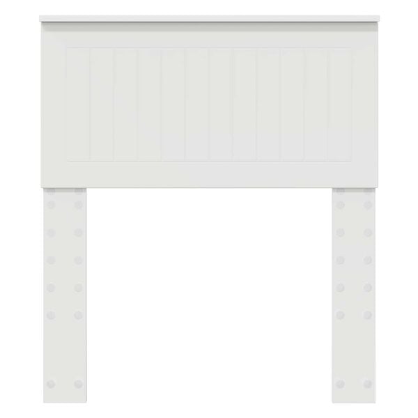 vidaXL Huvudgavel Vit 75 cm Konstruerat tr&auml;