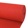 vidaXL Matta Enf&auml;rgad R&ouml;d 1,2 x 12 m Polyester