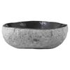 vidaXL Handfat Oval Gr&aring; (32-37) x (27-30) x 12 cm Flodsten