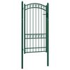 vidaXL Grindar EMMEN 104 x 123,5 cm L&aring;sbar Pulverlackerad st&aring;l Green