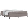 vidaXL B&auml;ddfj&auml;der Taupe 180 x 200 cm tyg