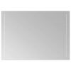 vidaXL LED Badrumsspegel Transparent 70 x 50 cm h&auml;rdat glas