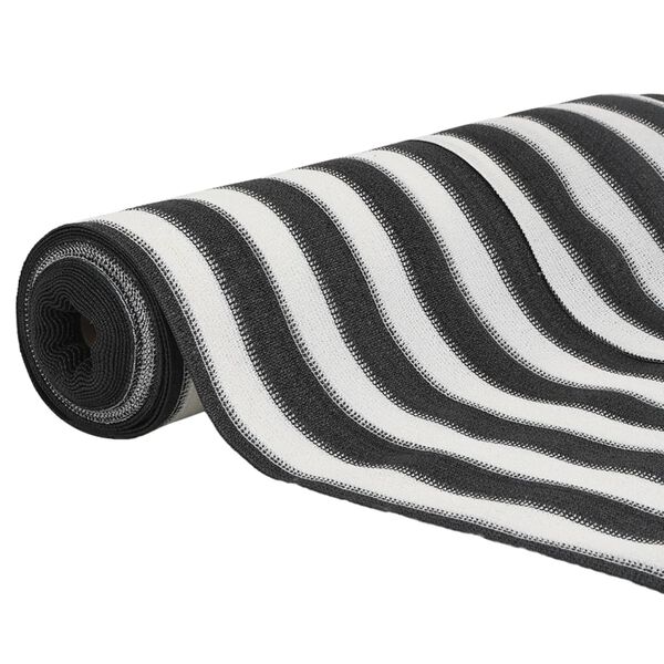 vidaXL Insynsskyddsn&auml;t antracit och vit 1,2x25 m HDPE 150 g/m&sup2;