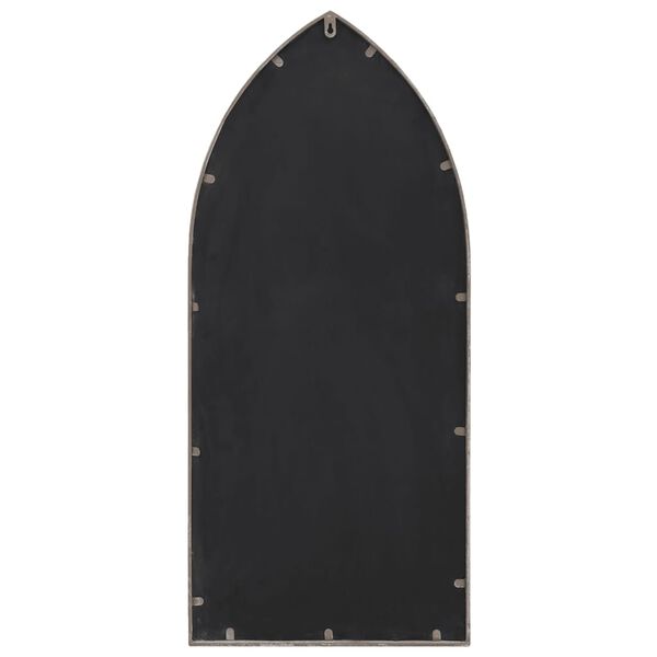 vidaXL Tr&auml;dg&aring;rdsspegel sand 70x30 cm j&auml;rn f&ouml;r utomhusbruk