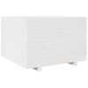 vidaXL Odlingsl&aring;da vit 70x70x49,5 cm massiv furu