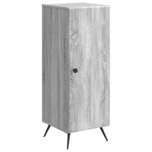 vidaXL Sideboard Gr&aring; sonoma-ek 33 x 34,5 x 90 cm Konstruerat tr&auml;