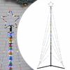 vidaXL LED julgran 525 LEDs flerf&auml;rgad 302 cm