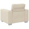 vidaXL Soffa Beige 100 x 80 x 82 cm Linnenblandad tyg