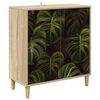 vidaXL Sideboard ELBURG Sonoma-ek 69 x 33 x 75 cm Konstruerat tr&auml;