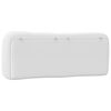 vidaXL Headboard Cushion "Hvar" White 120 cm Faux Leather