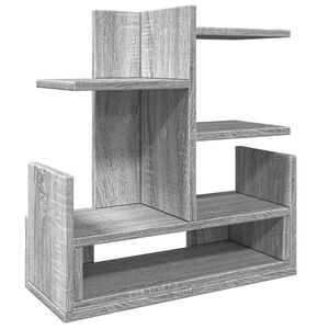 vidaXL Skrivbordshyllor gr&aring; sonoma 49x20x52,5 cm konstruerat tr&auml;