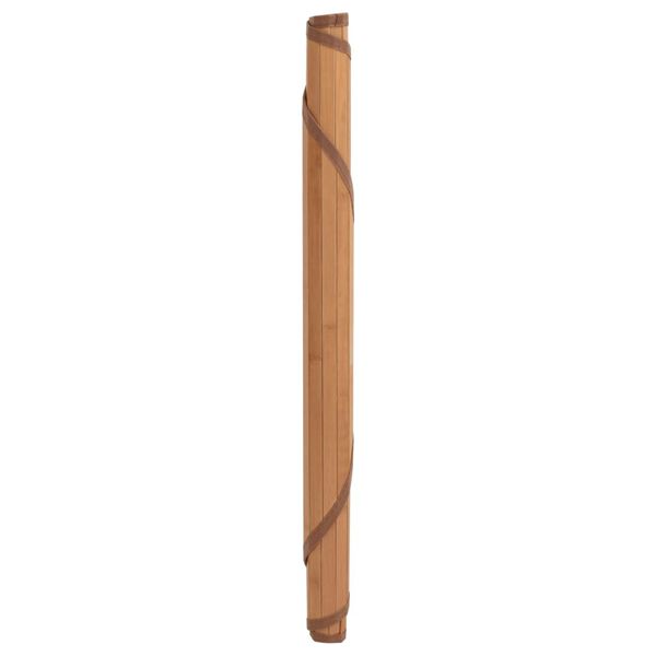 vidaXL Matta rund natur 60 cm bambu