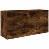 vidaXL V&auml;ggsk&aring;p f&ouml;r badrum r&ouml;kf&auml;rgad ek 80x25x40 cm konstruerat tr&auml;
