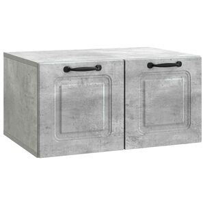 vidaXL V&auml;ggmonterad TV-b&auml;nk V&auml;ggmonterad Betonggr&aring; 59,5 x 41 x 30 cm