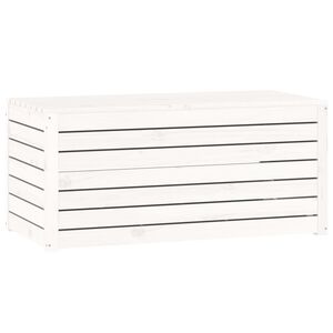 vidaXL Dynbox vit 101x50,5x46,5 cm massiv furu