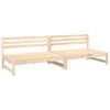 vidaXL Mittensoffor 2 st 120x80 cm massiv furu