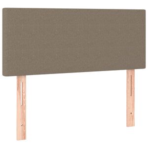 vidaXL S&auml;nggavel taupe 100 x 5 x 78/88 cm tyg