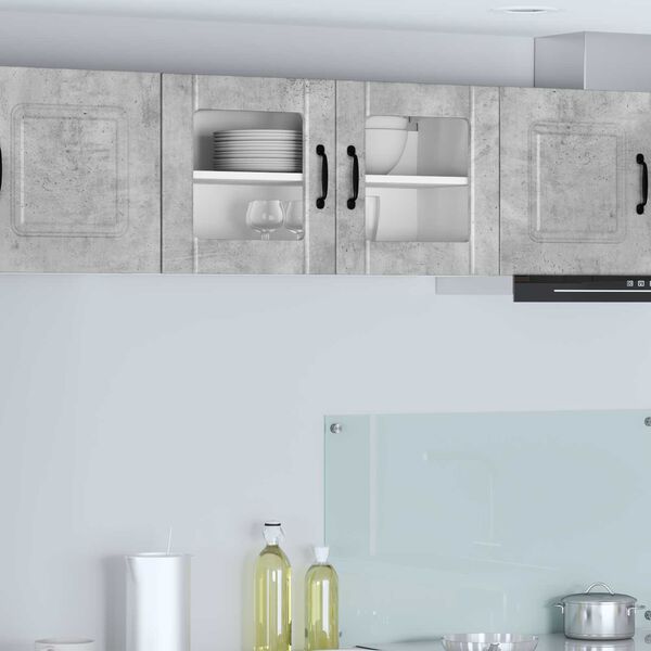 vidaXL K&ouml;kssk&aring;p Betonggr&aring; 80 x 31 x 40 cm Konstruerat tr&auml;