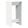 vidaXL Barbord vit 51x50x103,5 cm konstruerat tr&auml;