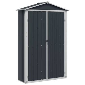 vidaXL Tr&auml;dg&aring;rdsskjul antracit 116x45x175 cm galvaniserat st&aring;l