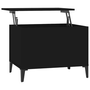 vidaXL Soffbord svart 60x44,5x45 cm konstruerat tr&auml;